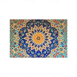 1PC Ethnic Pattern Placemat Table Mat 12x18 Inch Table Mats for Party Kitchen Dining Decoration