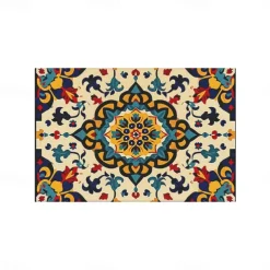 1PC Ethnic Pattern Placemat Table Mat 12x18 Inch Table Mats for Party Kitchen Dining Decoration