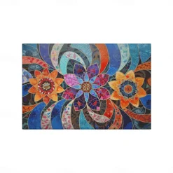 1PC Ethnic Pattern Placemat Table Mat 12x18 Inch Table Mats for Party Kitchen Dining Decoration