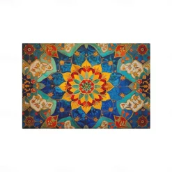 1PC Ethnic Pattern Placemat Table Mat 12x18 Inch Table Mats for Party Kitchen Dining Decoration