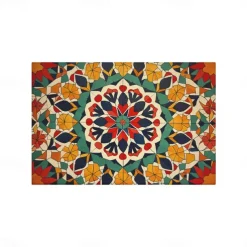 1PC Ethnic Pattern Placemat Table Mat 12x18 Inch Table Mats for Party Kitchen Dining Decoration