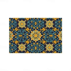1PC Ethnic Pattern Placemat Table Mat 12x18 Inch Table Mats for Party Kitchen Dining Decoration