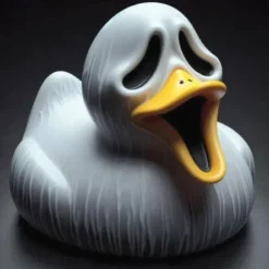 1pc Evil Scary Duck Resin Collection For Party Tables, Home Decor, Indoor and Outdoor