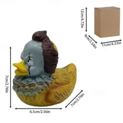 1pc Evil Scary Duck Resin Collection For Party Tables, Home Decor, Indoor and Outdoor