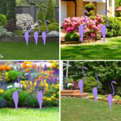 1pc Flamingo Yard Ornament, Swirl Bird-a Whimsical and Dynamic Bird That Spins with The Slight Garden Breeze, Flamingo Garden Yard Decor