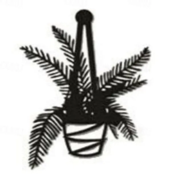 1pc Flowers Vases Metal Wall Art Outdoor Decor Rust Proof Wall Sculpture Ideal For Garden, Home, Farmhouse, Patio And Bedroom