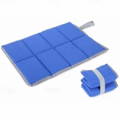 1PC Folding Camping Stool Collapsible Stool Portable Oxford Cloth Seat for Hiking, Fishing, Camping, Picnics, and Beach Trips Lightweight & Durable