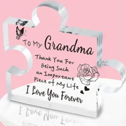 1pc, Gifts For Women, Engraved Puzzle Acrylic Plaque 3.94 X 3.94 Inch (About 10 X 10 Cm), Birthday Gifts For Women Friendship, Friendship Gifts For Women Men Girls Her, Gifts For Good Friends.