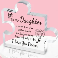 1pc, Gifts For Women, Engraved Puzzle Acrylic Plaque 3.94 X 3.94 Inch (About 10 X 10 Cm), Birthday Gifts For Women Friendship, Friendship Gifts For Women Men Girls Her, Gifts For Good Friends.