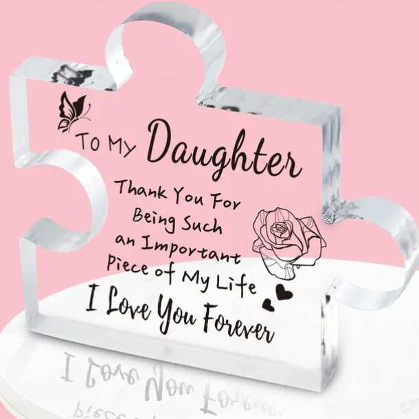 1pc, Gifts For Women, Engraved Puzzle Acrylic Plaque 3.94 X 3.94 Inch (About 10 X 10 Cm), Birthday Gifts For Women Friendship, Friendship Gifts For Women Men Girls Her, Gifts For Good Friends.