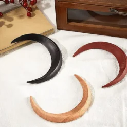 1PC Halloween Jewelry Cross border Hot Sale Moon Hairpin Crescent Hairpin Hairpin Hairpin Hairpin Hairpin Hairpin Wholesale Wood Foreign Trade Hot Sale