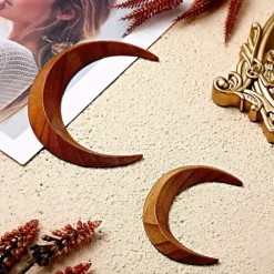 1PC Halloween Jewelry Cross border Hot Sale Moon Hairpin Crescent Hairpin Hairpin Hairpin Hairpin Hairpin Hairpin Wholesale Wood Foreign Trade Hot Sale