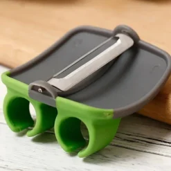 1pc, Hand Vegetable Peeler, Palm Peeler, Rubber Finger Grips Comfortable To Peel Pumpkin