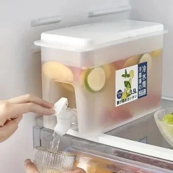 1pc, Heavy Duty Beverage Dispenser - 3.5L/118oz Plastic Water Dispenser for Parties, Weddings, and Summer Drinks - Heat Resistant and Perfect for Kitchen and Home Use - Ideal Birthday Gift