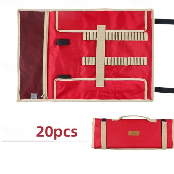 1pc Heavy Duty Tent Nail and Hammer Storage Bag - Large Capacity Storage and Orderly Access - Waterproofing Nail Organizer Bag - Stakes Pegs Bag for Pitching Camping Tent