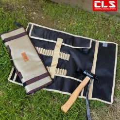 1pc Heavy Duty Tent Nail and Hammer Storage Bag - Large Capacity Storage and Orderly Access - Waterproofing Nail Organizer Bag - Stakes Pegs Bag for Pitching Camping Tent