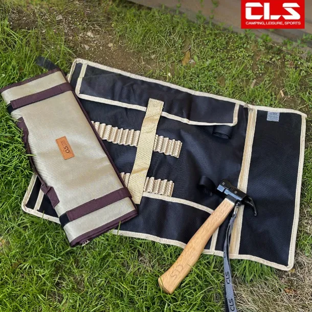 1pc Heavy Duty Tent Nail and Hammer Storage Bag - Large Capacity Storage and Orderly Access - Waterproofing Nail Organizer Bag - Stakes Pegs Bag for Pitching Camping Tent