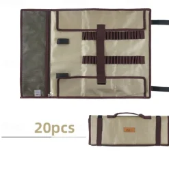 1pc Heavy Duty Tent Nail and Hammer Storage Bag - Large Capacity Storage and Orderly Access - Waterproofing Nail Organizer Bag - Stakes Pegs Bag for Pitching Camping Tent