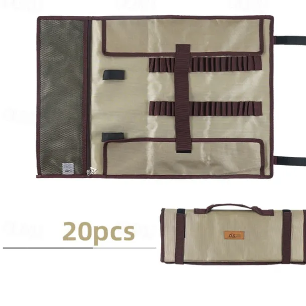 1pc Heavy Duty Tent Nail and Hammer Storage Bag - Large Capacity Storage and Orderly Access - Waterproofing Nail Organizer Bag - Stakes Pegs Bag for Pitching Camping Tent