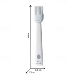 1Pc High Heat Silicone Basting Brush - Easy Clean BBQ & Baking Tool - Food Grade & Dishwasher Safe