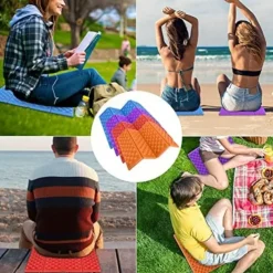 1pc High Quality cushion Camping Foam Pad High Quality Foam Seat for Pinic, Hiking, Backpacking, Mountaineering, Trekking