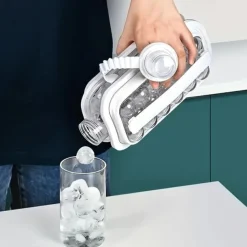 1pc Ice Ball Maker Kettle Kitchen Bar Accessories Gadgets Creative Ice Cube Mold 2 In 1 Multifunctional Container Pot