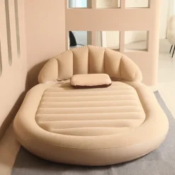 1pc Inflatable Storage Blue Bed Outdoor Portable Tent Mattress Camping Foldable Bed Home Sleeping Mattress