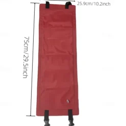 1pc Inflatable Swim Belt for Adults - Adjustable Buoyancy Waist Floatation Aid with Buckle & Rope, Red/Blue PVC Pool Training Device for Swimming Beginners & Experts, Portable for Pool, Lake, Ocean