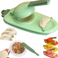 1pc 10in/9in 2 In 1 Dumpling Maker Kitchen Tool Dumpling Maker Dumpling Skin Maker DIY Dumpling Moulds Dumpling Skin Press Pressing Dough Presser Maker Tool Mold