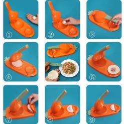 1pc 10in/9in 2 In 1 Dumpling Maker Kitchen Tool Dumpling Maker Dumpling Skin Maker DIY Dumpling Moulds Dumpling Skin Press Pressing Dough Presser Maker Tool Mold