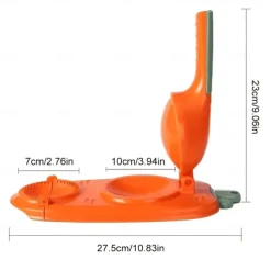 1pc 10in/9in 2 In 1 Dumpling Maker Kitchen Tool Dumpling Maker Dumpling Skin Maker DIY Dumpling Moulds Dumpling Skin Press Pressing Dough Presser Maker Tool Mold