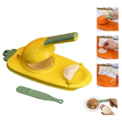 1pc 10in/9in 2 In 1 Dumpling Maker Kitchen Tool Dumpling Maker Dumpling Skin Maker DIY Dumpling Moulds Dumpling Skin Press Pressing Dough Presser Maker Tool Mold