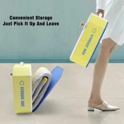 1pc Large Rectangular Inflatable Swimming Pool - Durable PVC Outdoor Family Pool for Garden, Parties & Music Festivals, 1-3 Person Capacity, 3-Layer Construction