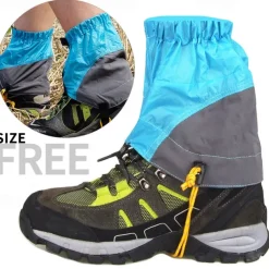 1Pc Lightweight Waterproof Hiking Gaiters - Outdoor Snow Boot Covers for Trekking & Backpacking - Durable Nylon Fabric