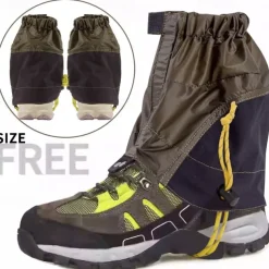 1Pc Lightweight Waterproof Hiking Gaiters - Outdoor Snow Boot Covers for Trekking & Backpacking - Durable Nylon Fabric