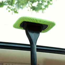 1pc, Long Handle Car Window Windshield Cleaner Brush Kit - Easy To Use Wipe Tool For Cleaning And Protecting Your Windshield - Car Window Brush.