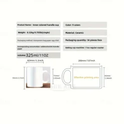 1pc Math Teacher Coffee Mug Ceramic Coffee Cups Water Cups Summer Winter Drinkware Birthday Gifts Holiday Gifts New Year Gifts Valentine's Day Gifts