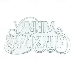 1pc Merry Christmas Metal Cutting Dies For Card Making Happy New Year Decoration Embossing Stencils Die Cuts DIY Scrapbooking Supplies