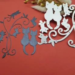 1pc Metal Cutting Dies Cut Mold Animal Cat Decoration Scrapbook Paper Craft Knife Mould Blade Punch Stencils