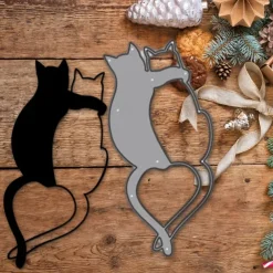 1pc Metal Cutting Dies Cut Mold Animal Cat Decoration Scrapbook Paper Craft Knife Mould Blade Punch Stencils