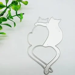 1pc Metal Cutting Dies Cut Mold Animal Cat Decoration Scrapbook Paper Craft Knife Mould Blade Punch Stencils