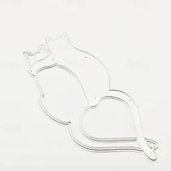 1pc Metal Cutting Dies Cut Mold Animal Cat Decoration Scrapbook Paper Craft Knife Mould Blade Punch Stencils