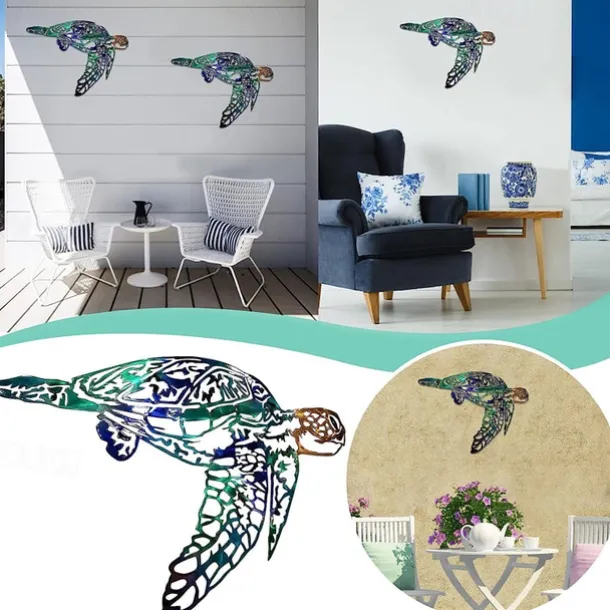 1pc Metal Fish Wall Decorative, Wall Art Tropical Fish Sculpture,Sailfish Metal Wrought Iron Silhouette Crafts Interior Wall Home Decor