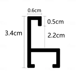 1pc Metal Frames Oil Painting Frames Black Picture Frame Poster Frames for Wall DIY Diamond Frame with Accessories