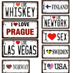 1pc Metal Tin Sign Movie Licenses Plate Vintage Plaque Decor, Home Decor, Restaurant Decor, Bar Decor, Cafe Decor, Garage Decor, Wall Decor, Water-proof, Dust-proof 15x30cm / 6''x12''