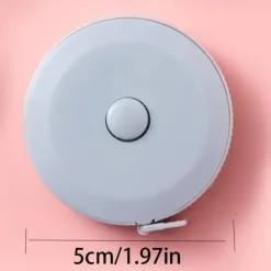 1PC 1.5M/78.74inchStraight Ruler Office Waist Measurement Tape Measure Portable Telescopic Children's Height Measuring Tool Sewing And Tailoring Ruler