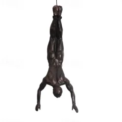 1pc Modern Simple Resin Sculpture Creative Rock Climbing Man Wall Sculpture Hand Finished Wall Art Statue Rock Climbing Figure