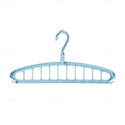 1pc Multi Hole Clothes Hanger, Multifunctional Folding Clothes Drying Rack, Space Saving Magic Hanger, Home Wardrobe Student Dormitory Drying Rack for Trousers Shirt Skirt