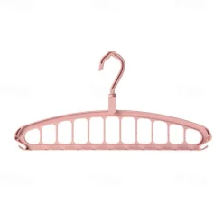 1pc Multi Hole Clothes Hanger, Multifunctional Folding Clothes Drying Rack, Space Saving Magic Hanger, Home Wardrobe Student Dormitory Drying Rack for Trousers Shirt Skirt