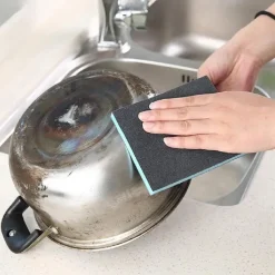 1pc Nanometer Diamond Sand Magic Sponge - The Ultimate Kitchen Cleaning Tool for Stove, Pan, and Knife!